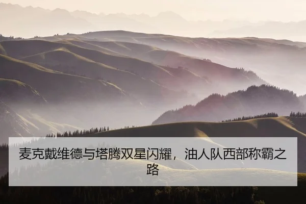 麦克戴维德与塔腾双星闪耀，油人队西部称霸之路