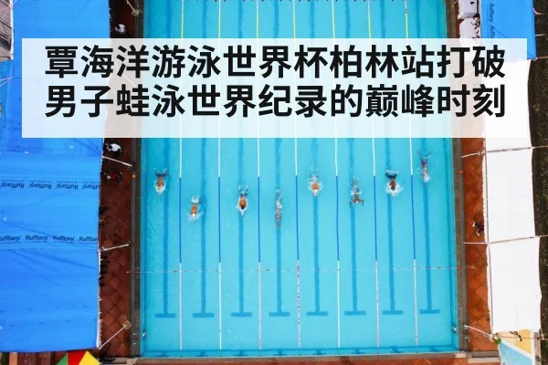 覃海洋游泳世界杯柏林站打破男子蛙泳世界纪录的巅峰时刻